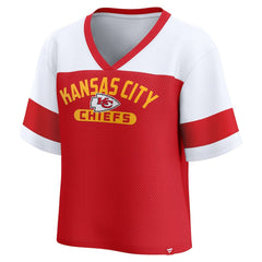 Kansas City Chiefs Women's Homeschool Jersey Poly V-Neck
Fashion Top | NFL Outlet