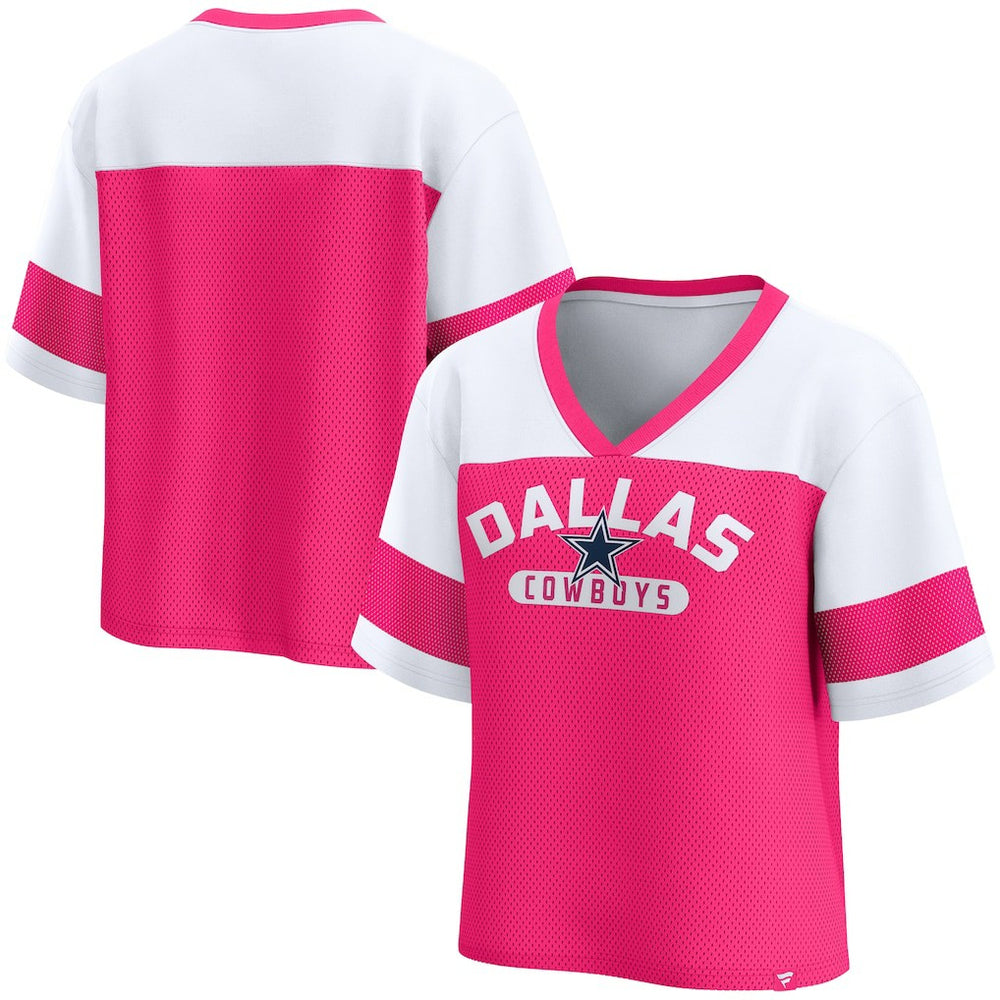 Dallas Cowboys Women's Homeschool Jersey Poly V-Neck
Fashion Top | NFL Outlet