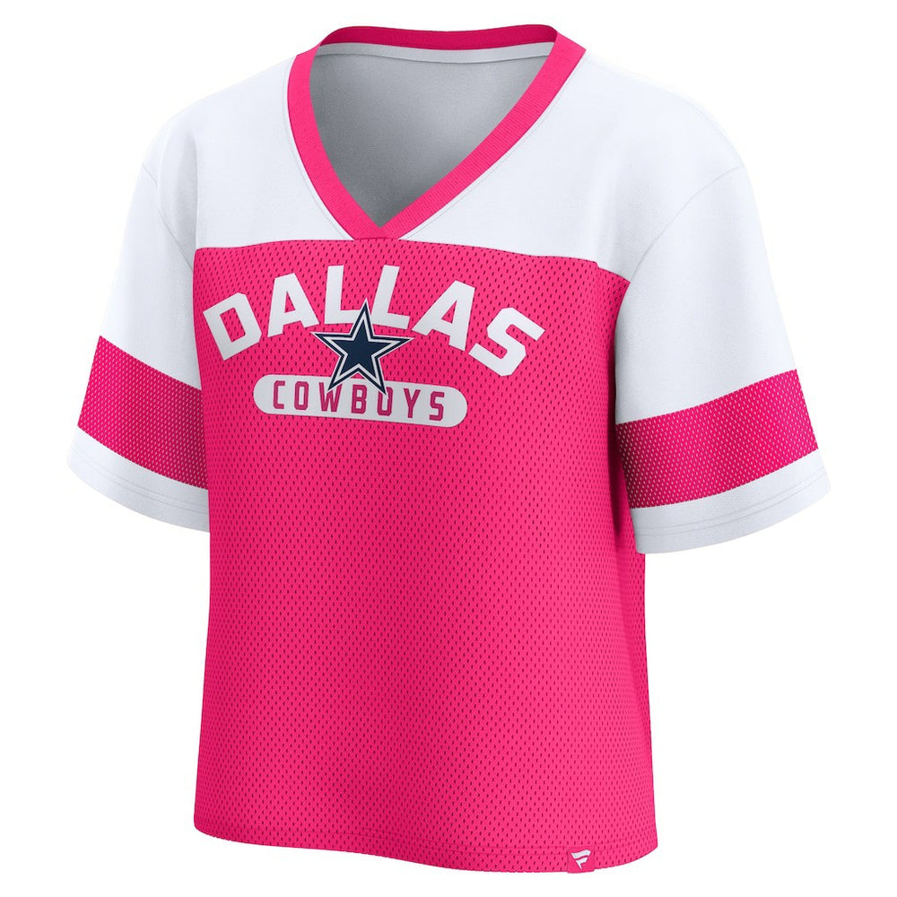 Dallas Cowboys Women's Homeschool Jersey Poly V-Neck
Fashion Top | NFL Outlet
