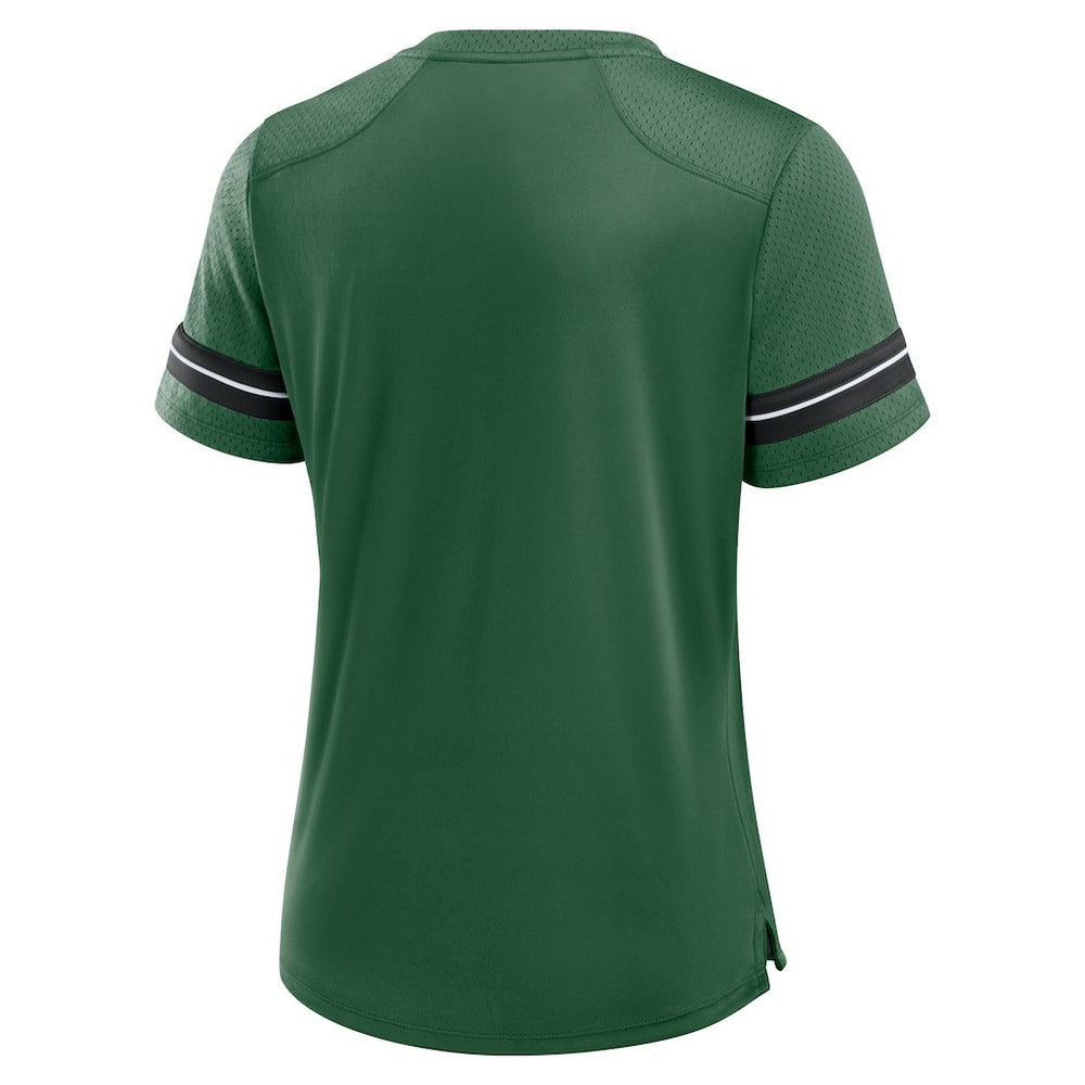 New York Jets Women's Play Script Lace-Up T-Shirt | NFL Near me