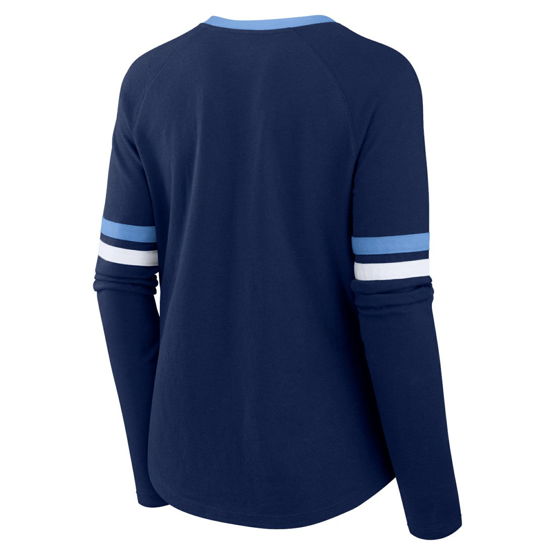 Tennessee Titans Women's Won and Done Lace-Up Long Sleeve Fashion Top | NFL Outlet