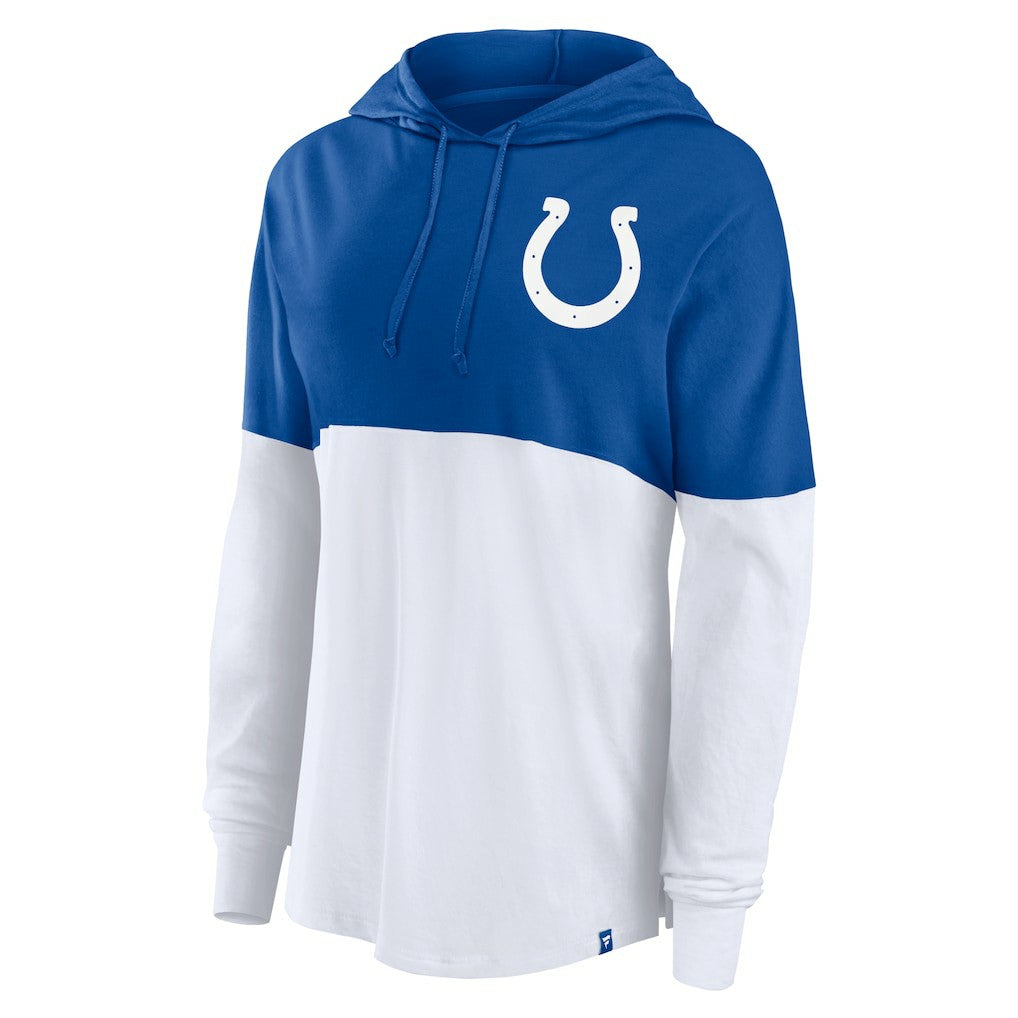 Indianapolis Colts Women's Backup Option Long Sleeve Hoodie T-Shirt | NFL New