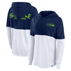 Seattle Seahawks Women's Backup Option Long Sleeve Hoodie T-Shirt | NFL On sale
