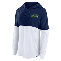 Seattle Seahawks Women's Backup Option Long Sleeve Hoodie T-Shirt | NFL On sale