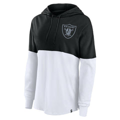 Las Vegas Raiders Women's Backup Option Long Sleeve Hoodie T-Shirt | NFL On sale