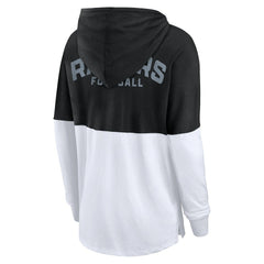 Las Vegas Raiders Women's Backup Option Long Sleeve Hoodie T-Shirt | NFL On sale