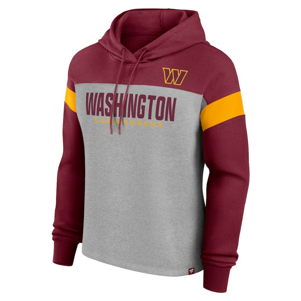 Washington Commanders Women's Bold Play Call Pullover Hoodie | NFL Discount