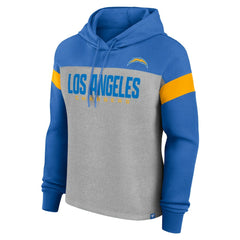 Los Angeles Chargers Women's Bold Play Call Pullover Hoodie | NFL Hot