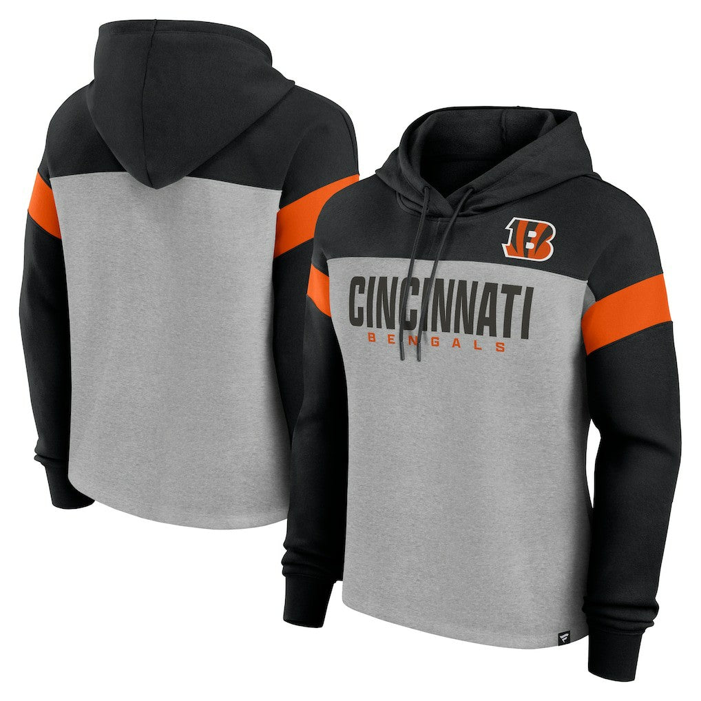 Cincinnati Bengals Women's Bold Play Call Pullover Hoodie | NFL Discount