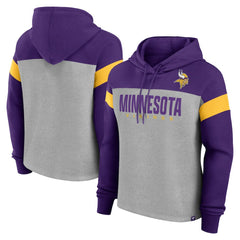 Minnesota Vikings Women's Bold Play Call Pullover Hoodie | NFL Outlet