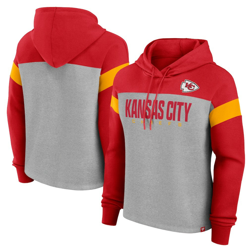 Kansas City Chiefs Women's Bold Play Call Pullover Hoodie | NFL Discount
