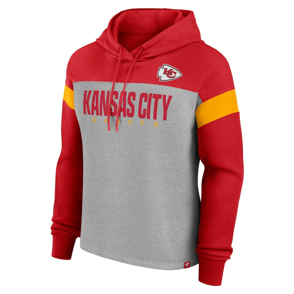 Kansas City Chiefs Women's Bold Play Call Pullover Hoodie | NFL Discount