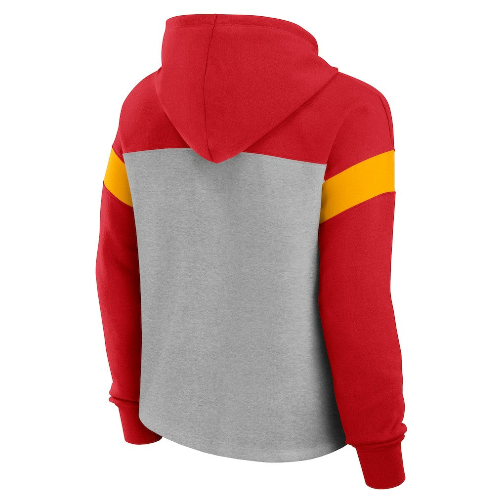 Kansas City Chiefs Women's Bold Play Call Pullover Hoodie | NFL Discount