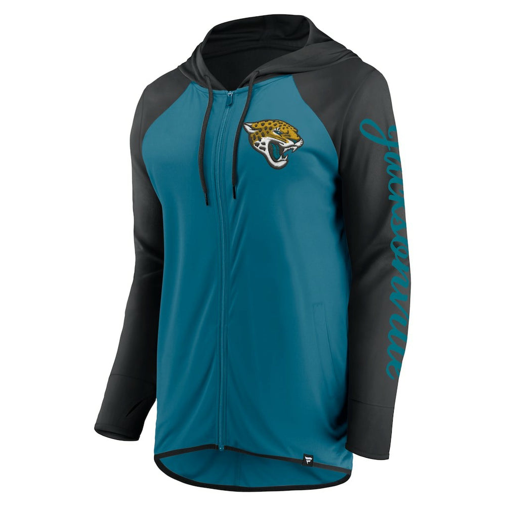 Jacksonville Jaguars Women's Script Full-Zip Hoodie | NFL Discount