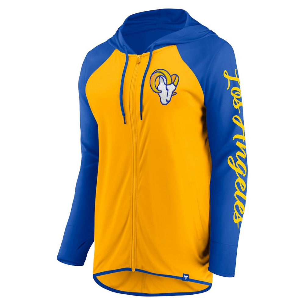 Los Angeles Rams Women's Script Full-Zip Hoodie | NFL Online
