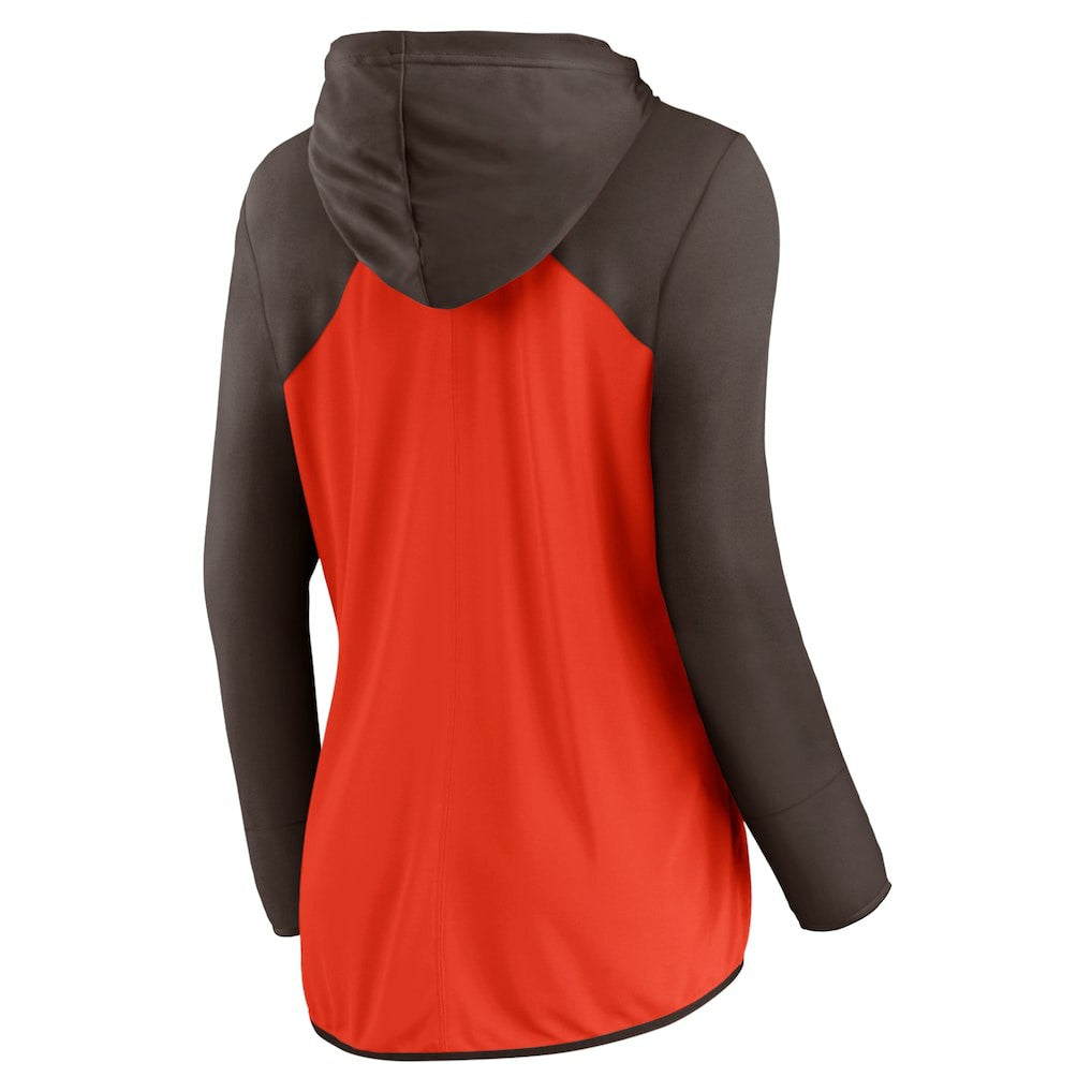 Cleveland Browns Women's Script Full-Zip Hoodie | NFL Discount