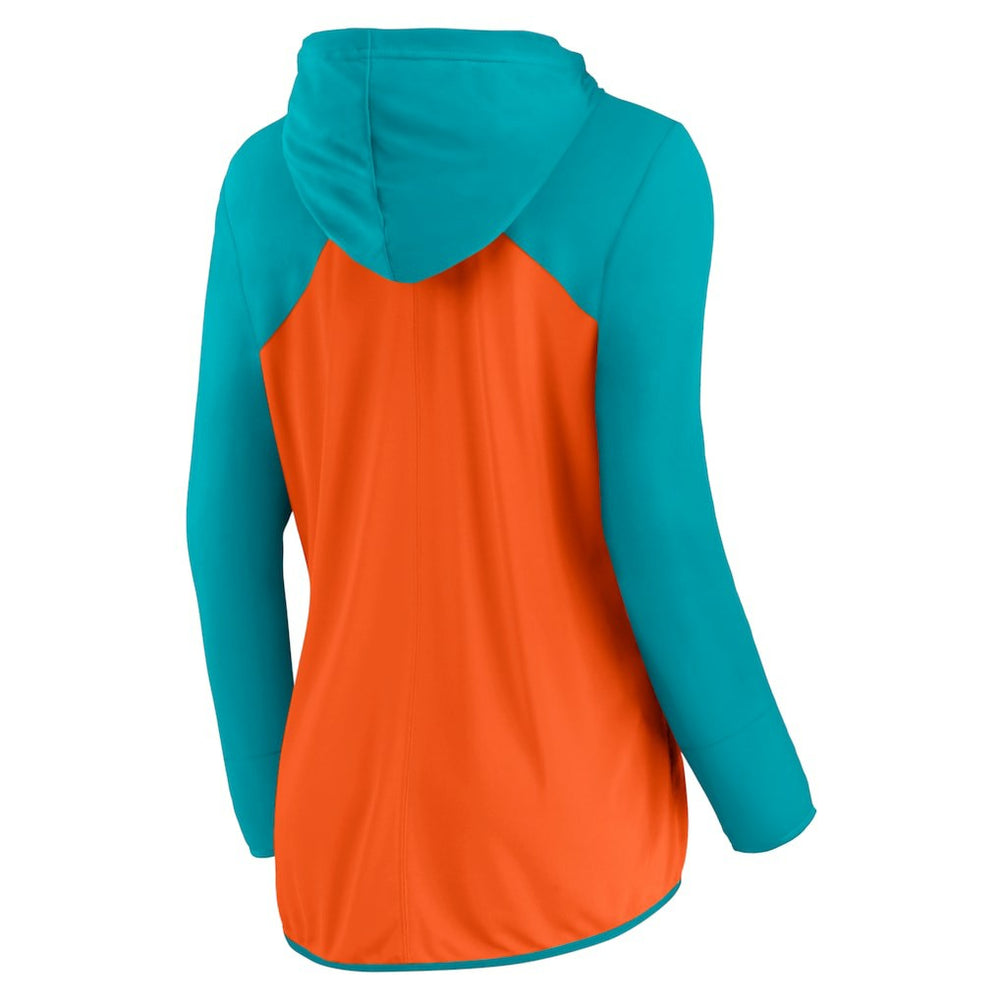 Miami Dolphins Women's Script Full-Zip Hoodie | NFL New
