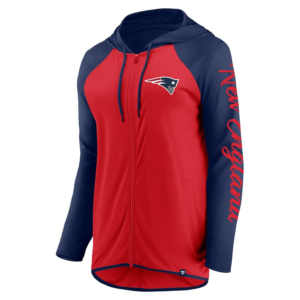 New England Patriots Women's Script Full-Zip Hoodie | NFL Sale