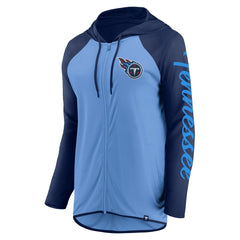 Tennessee Titans Women's Script Full-Zip Hoodie | NFL Outlet