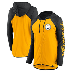 Pittsburgh Steelers Women's Script Full-Zip Hoodie | NFL Sale