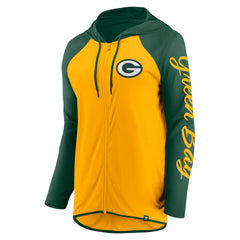 Green Bay Packers Women's Script Full-Zip Hoodie | NFL Discount