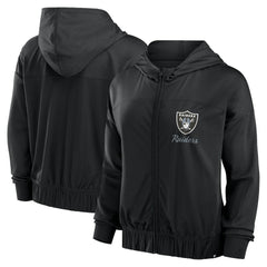 Las Vegas Raiders Women's Script Lock Full-Zip Hoodie | NFL US