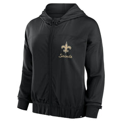 New Orleans Saints Women's Script Lock Full-Zip Hoodie | NFL Discount