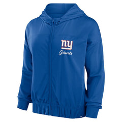 New York Giants Women's Script Lock Full-Zip Hoodie | NFL Outlet