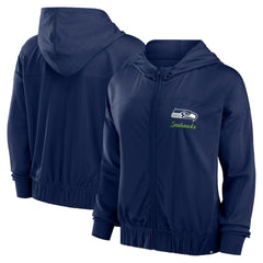 Seattle Seahawks Women's Script Lock Full-Zip Hoodie | NFL New