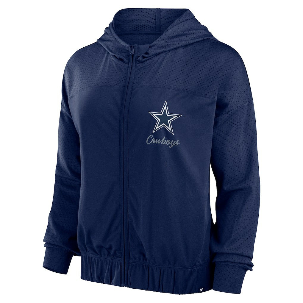 Dallas Cowboys Women's Script Lock Full-Zip Hoodie | NFL New