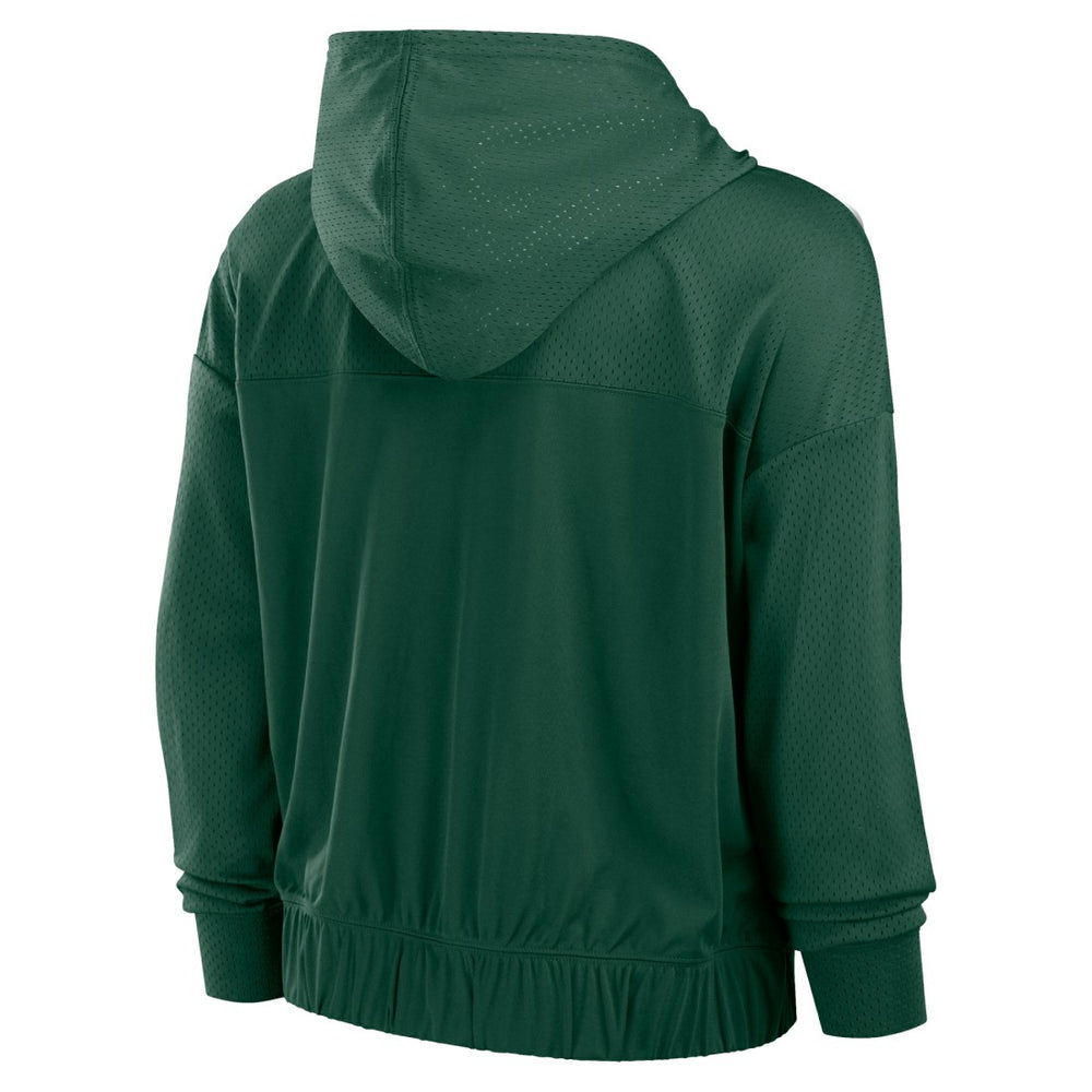 Green Bay Packers Women's Script Lock Full-Zip Hoodie | NFL Hot