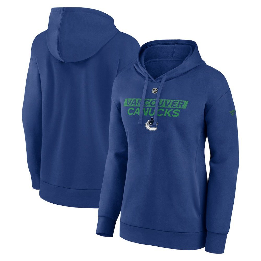 Vancouver Canucks Fanatics Women's Authentic Pro Core Primary Fleece Pullover Hoodie -  NHL Hoodies