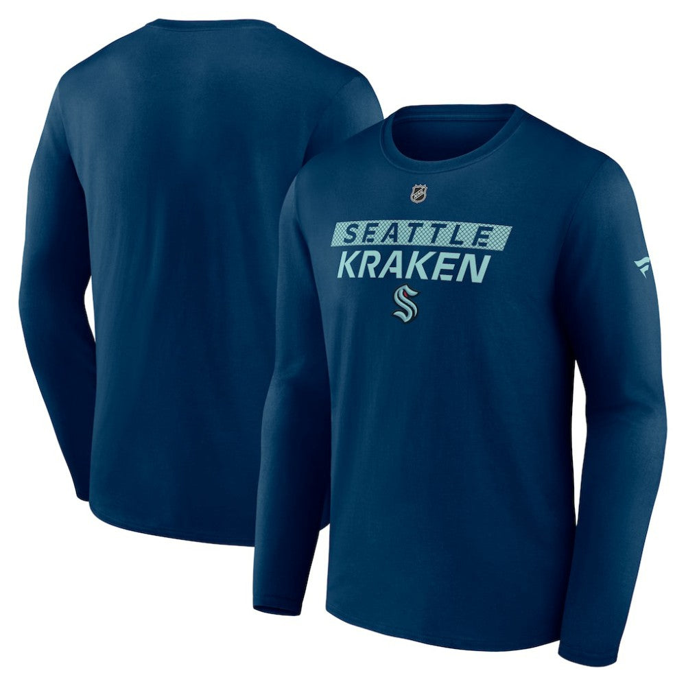 Seattle Kraken Fanatics Authentic Pro Core Primary Long Sleeve T-Shirt -  NHL T-shirts