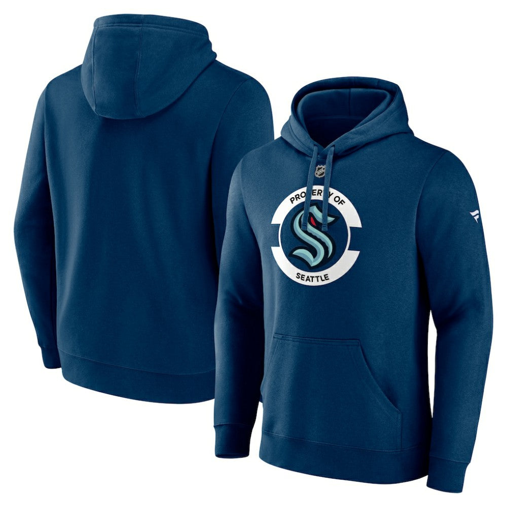 Seattle Kraken Fanatics Authentic Pro Core Secondary Fleece Pullover Hoodie -  NHL Hoodies