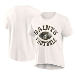 New Orleans Saints Women's Football Home Fashion T-Shirt | NFL Outlet
