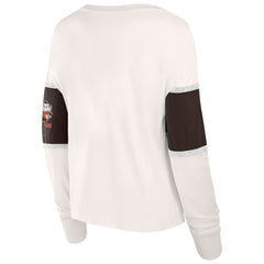 Cleveland Browns Women's Antique Block Long Sleeve T-Shirt | NFL Hot