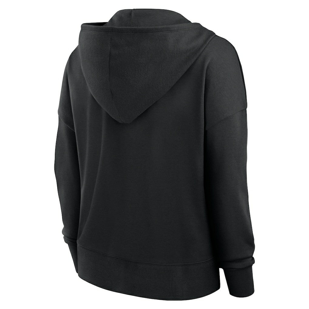 Cincinnati Bengals Women's Blitz Left Lace-Up Pullover Hoodie | NFL Discount