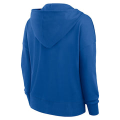 Seattle Seahawks Women's Blitz Left Lace-Up Pullover Hoodie | NFL New