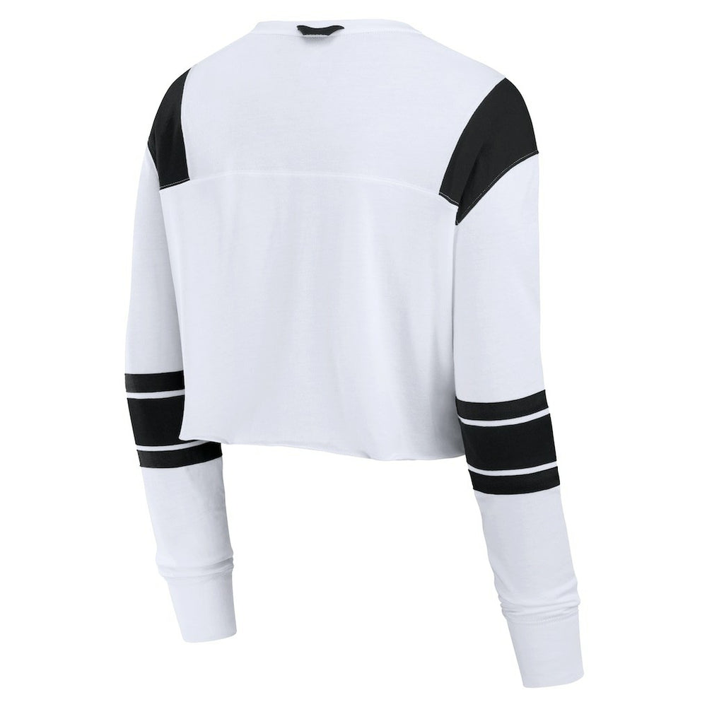 New York Jets Women's Stretch Cropped Fashion Long Sleeve T-Shirt | NFL Online