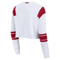 Tampa Bay Buccaneers Women's Stretch Cropped Fashion Long Sleeve T-Shirt | NFL Outlet