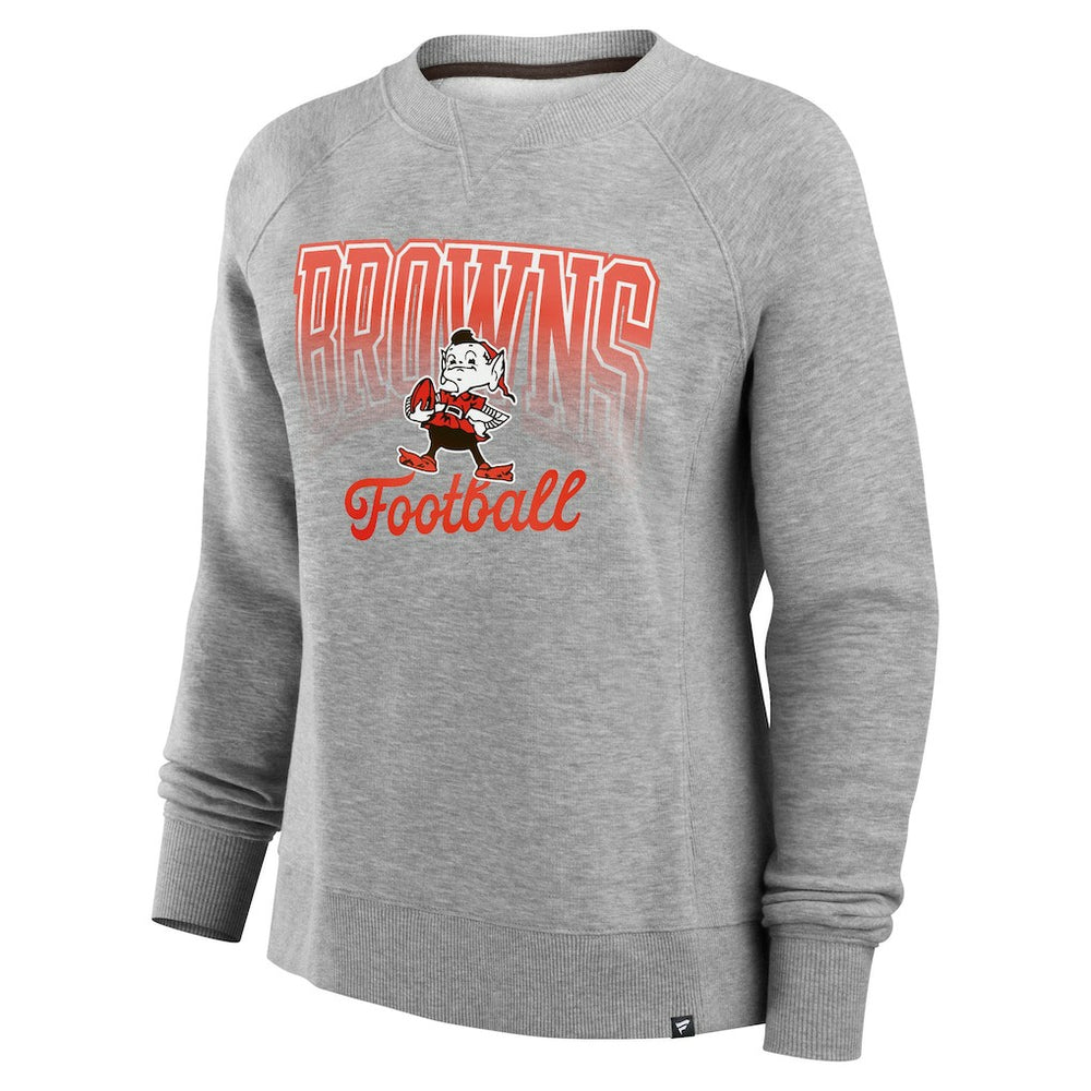Cleveland Browns Women's Hit Hard Fleece Pullover Sweatshirt | NFL New