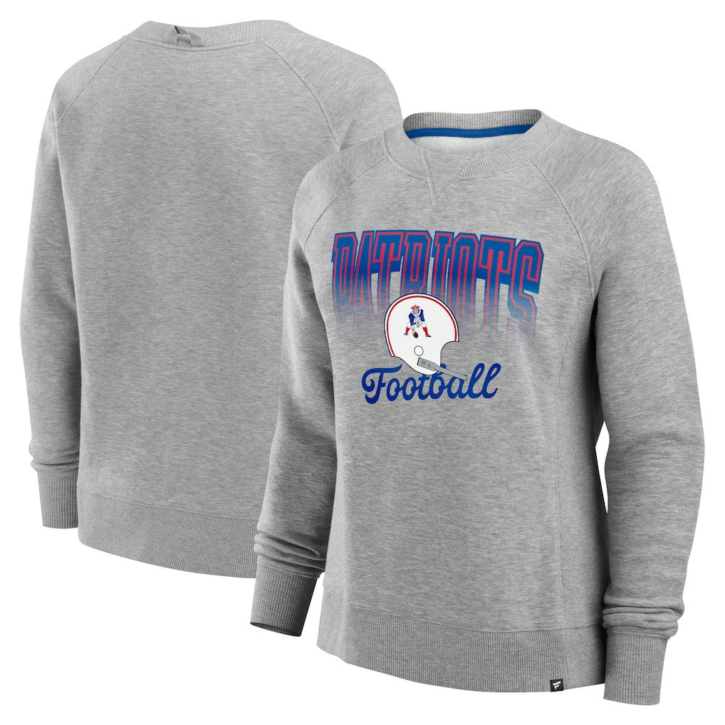 New England Patriots Women's Hit Hard Fleece Pullover Sweatshirt | NFL Sale