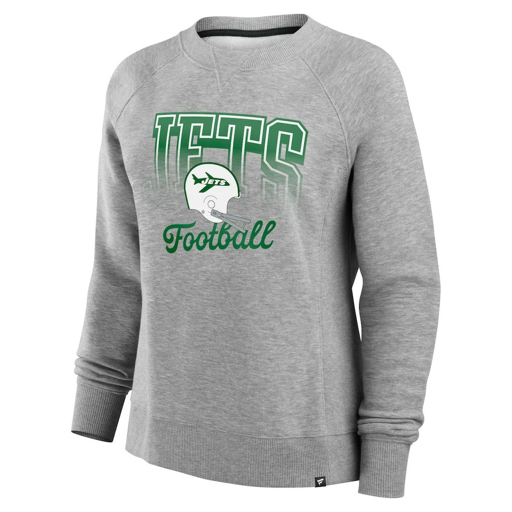 New York Jets Women's Hit Hard Fleece Pullover Sweatshirt | NFL US