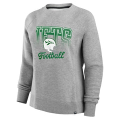 New York Jets Women's Hit Hard Fleece Pullover Sweatshirt | NFL US
