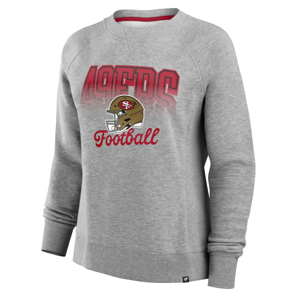 San Francisco 49ers Women's Hit Hard Fleece Pullover Sweatshirt | NFL Online