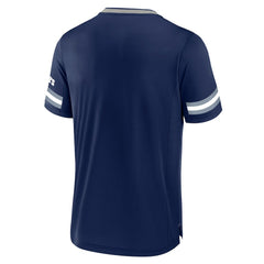 Dallas Cowboys Stripe Stacking V-Neck T-Shirt | NFL Outlet