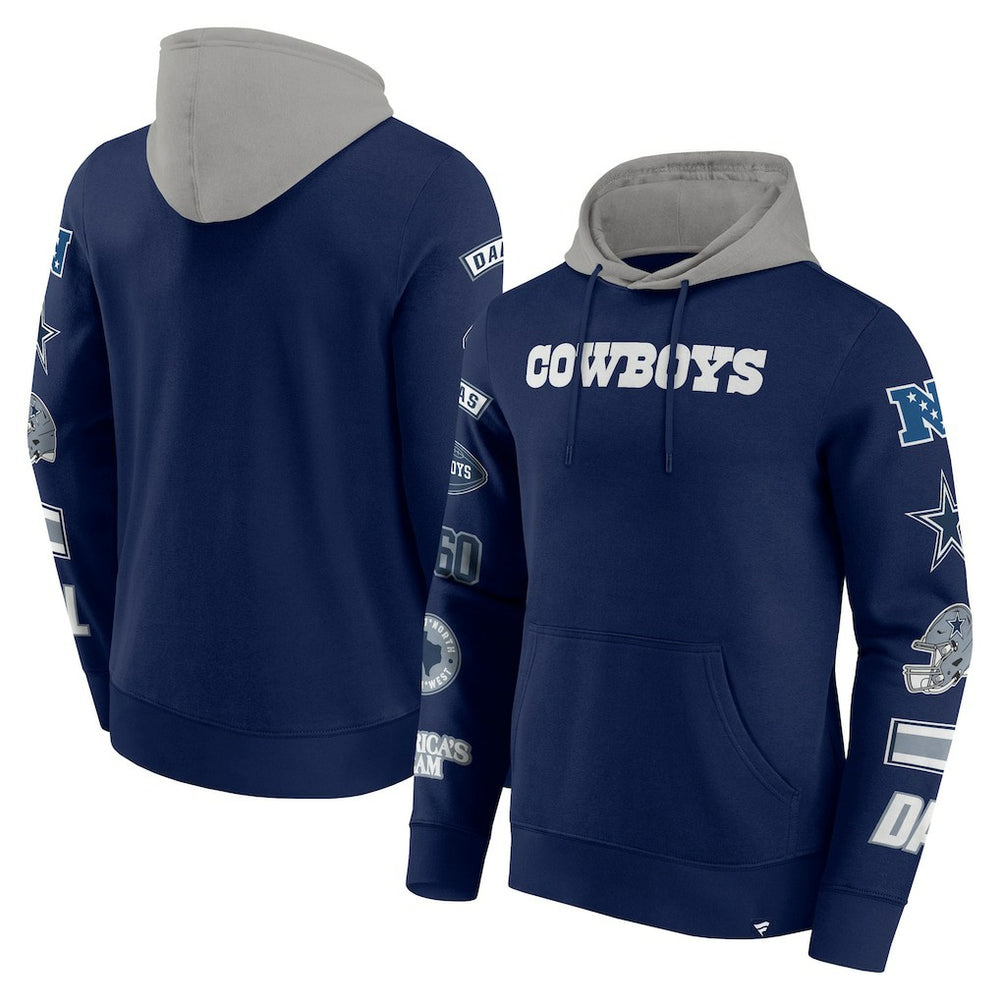 Dallas Cowboys Patched Out Pullover Hoodie | NFL Sale
