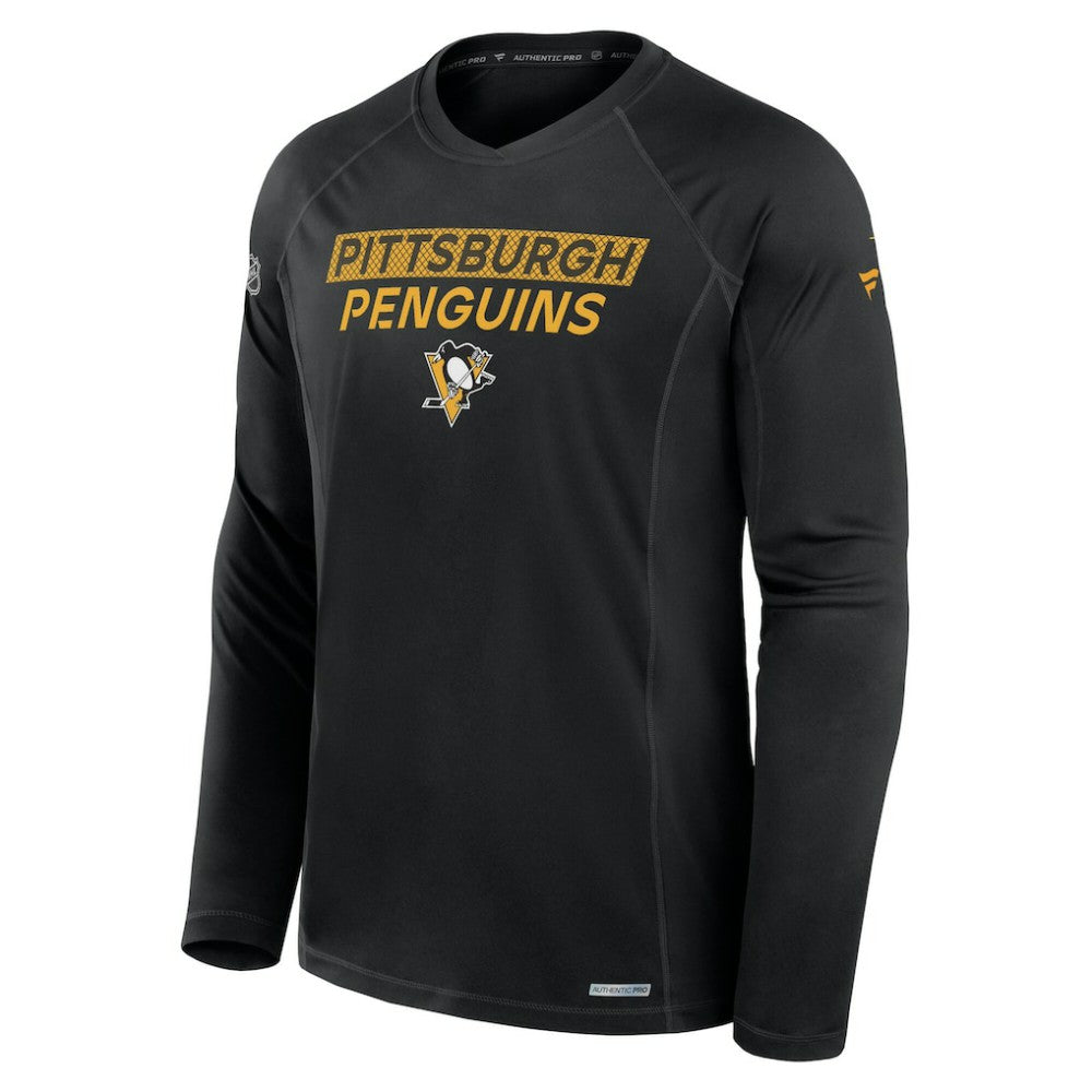 Pittsburgh Penguins Fanatics Authentic Pro Rink Tech Long Sleeve T-Shirt -  NHL T-shirts
