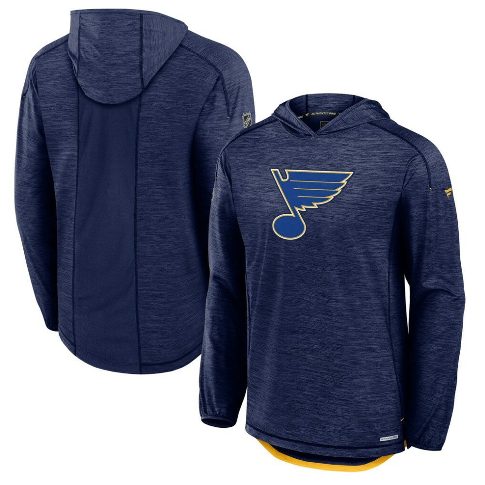 St. Louis Blues Fanatics Authentic Pro Rink Lightweight Pullover Hoodie -  NHL Hoodies
