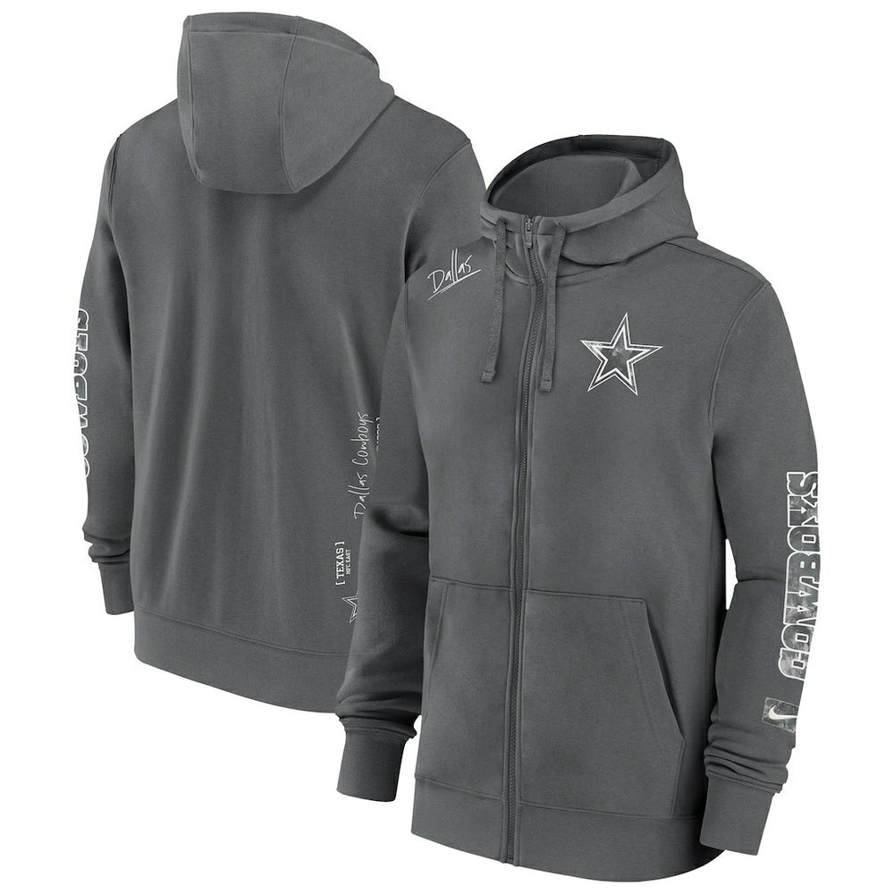 Dallas Cowboys Primetime Club Full-Zip Hoodie | NFL On sale